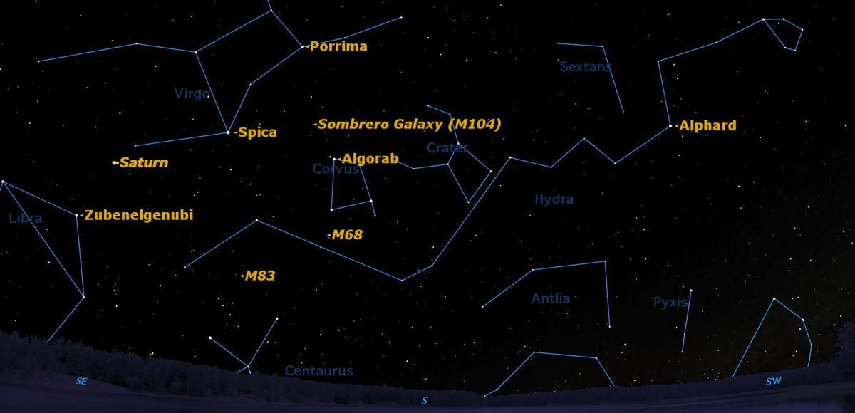 See a Celestial Circus Below Saturn This Week